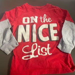 2t long sleeve Christmas shirts 3 shirts
